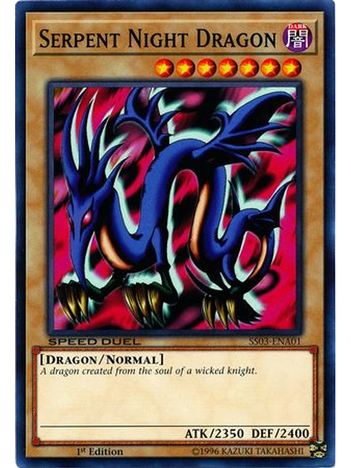 Serpent Night Dragon - SS03-ENA01 - Common 1st Edition 1