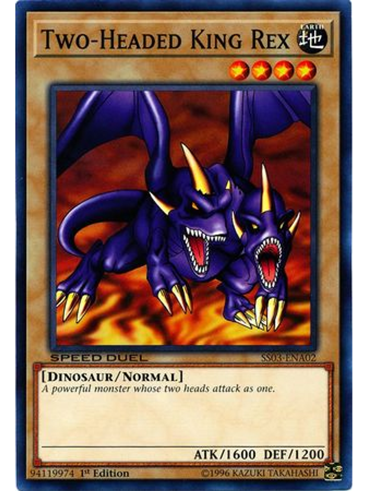 Two-Headed King Rex - SS03-ENA02 - Common 1st Edition 1