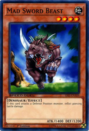 Mad Sword Beast - SS03-ENA09 - Common 1st Edition