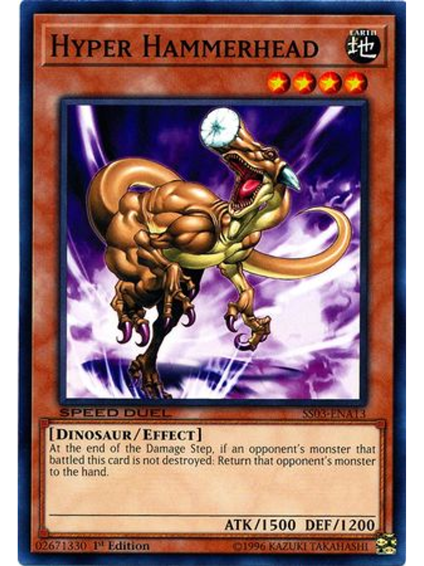 Hyper Hammerhead - SS03-ENA13 - Common 1st Edition 1