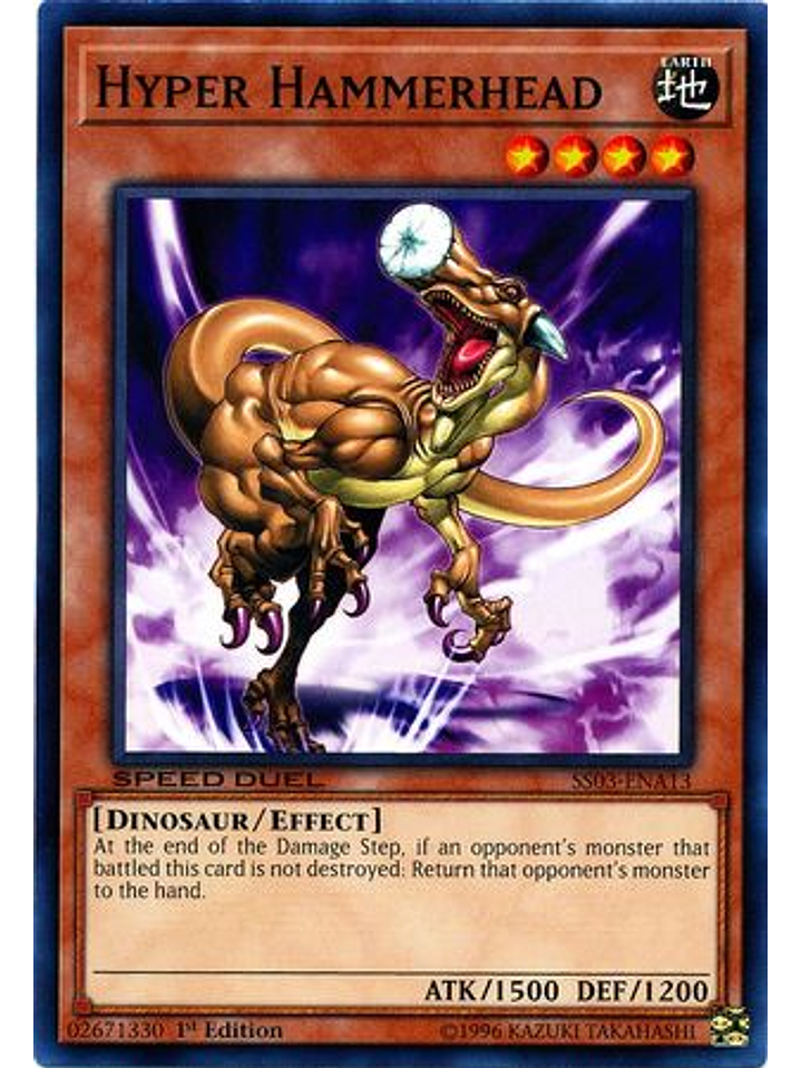 Hyper Hammerhead - SS03-ENA13 - Common 1st Edition 1