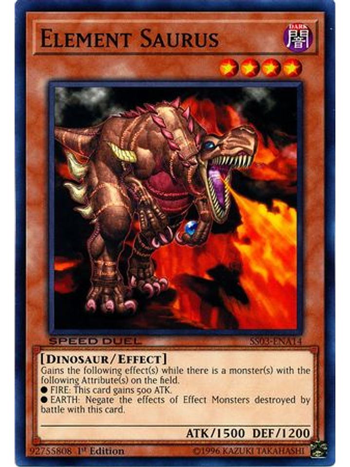 Element Saurus - SS03-ENA14 - Common 1st Edition 1