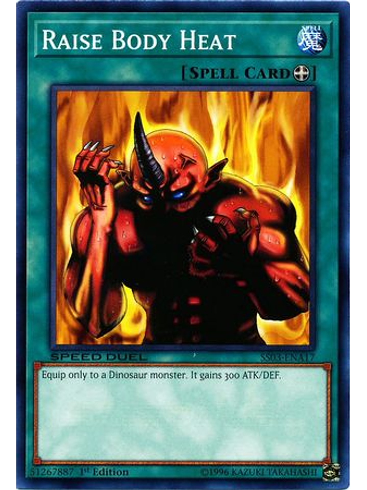 Raise Body Heat - SS03-ENA17 - Common 1st Edition 1