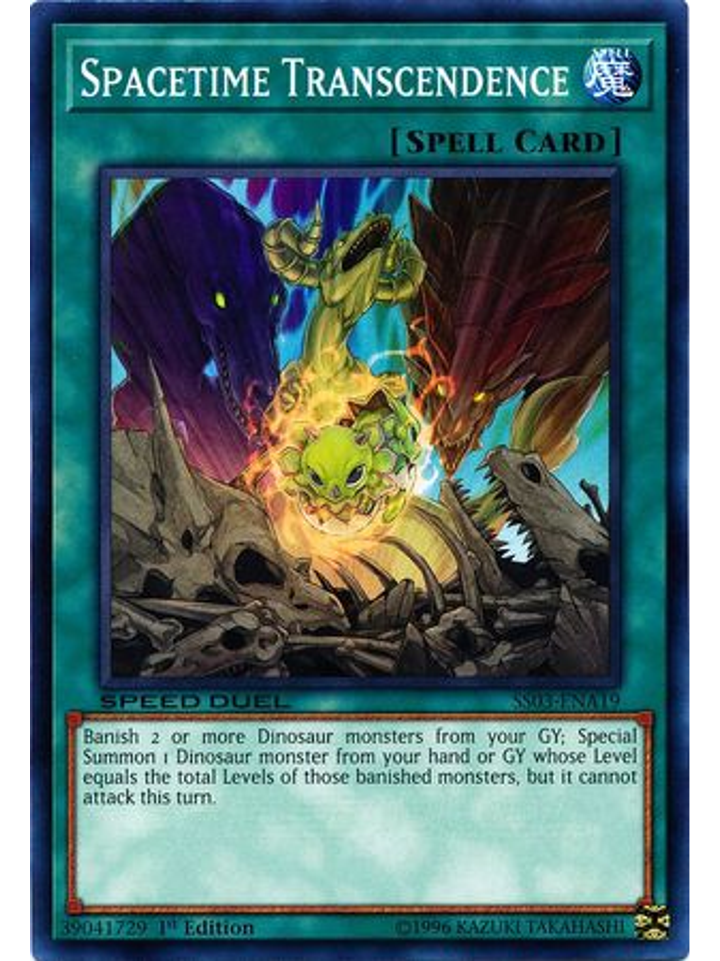 Spacetime Transcendence - SS03-ENA19 - Common 1st Edition 1