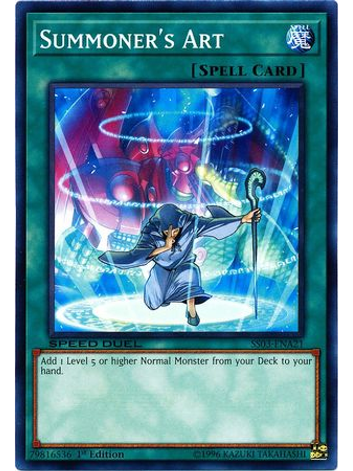 Summoner's Art - SS03-ENA21 - Common 1st Edition 1