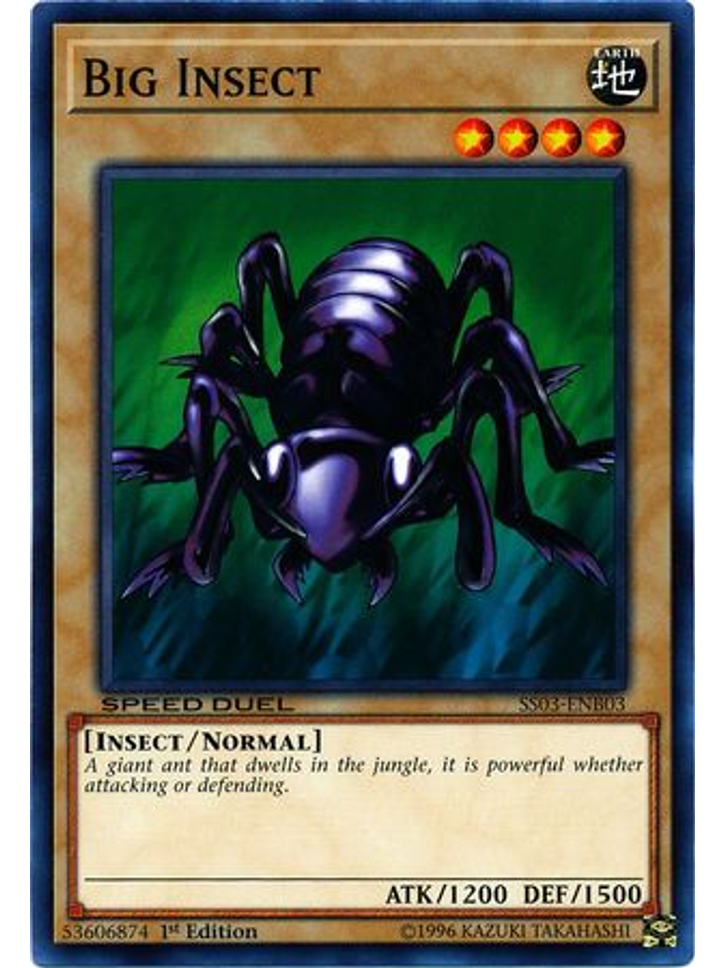 Big Insect - SS03-ENB03 - Common 1st Edition 1