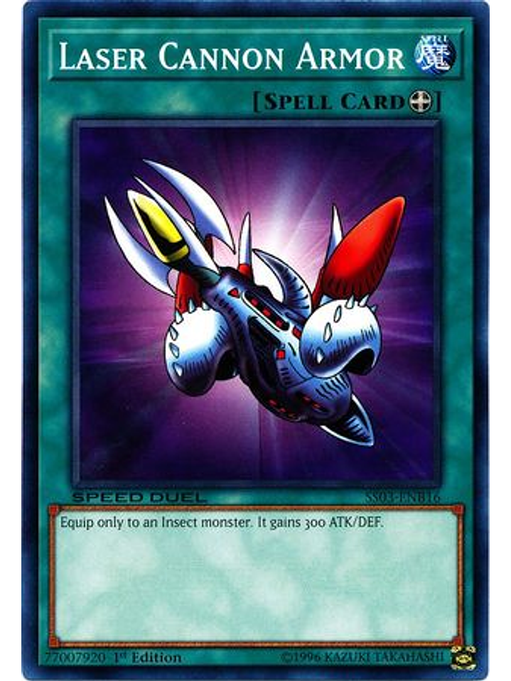 Laser Cannon Armor - SS03-ENB16 - Common 1st Edition 1