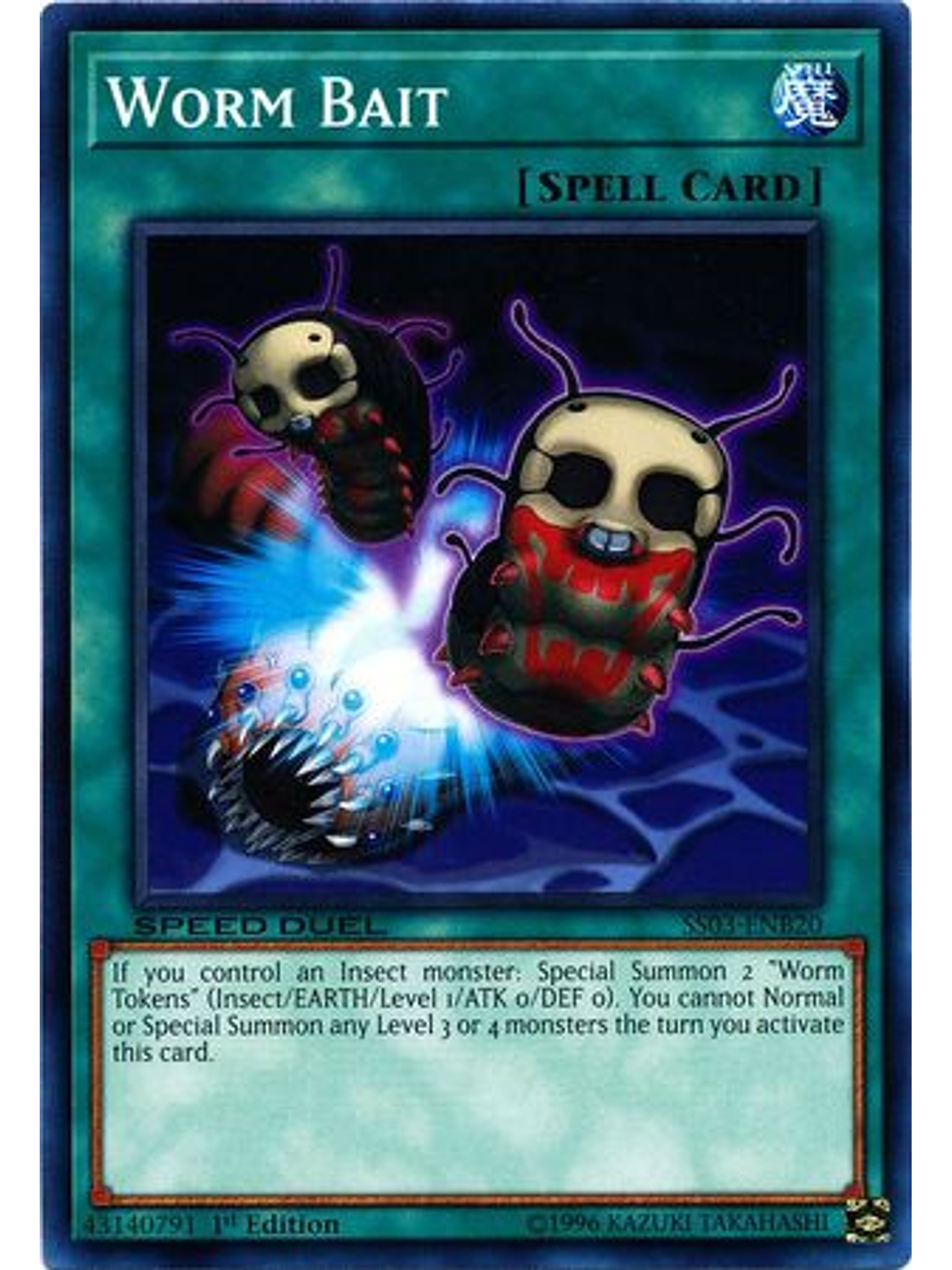 Worm Bait - SS03-ENB20 - Common 1st Edition 1