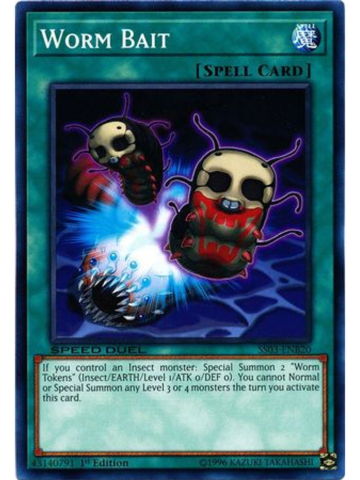 Worm Bait - SS03-ENB20 - Common 1st Edition 1