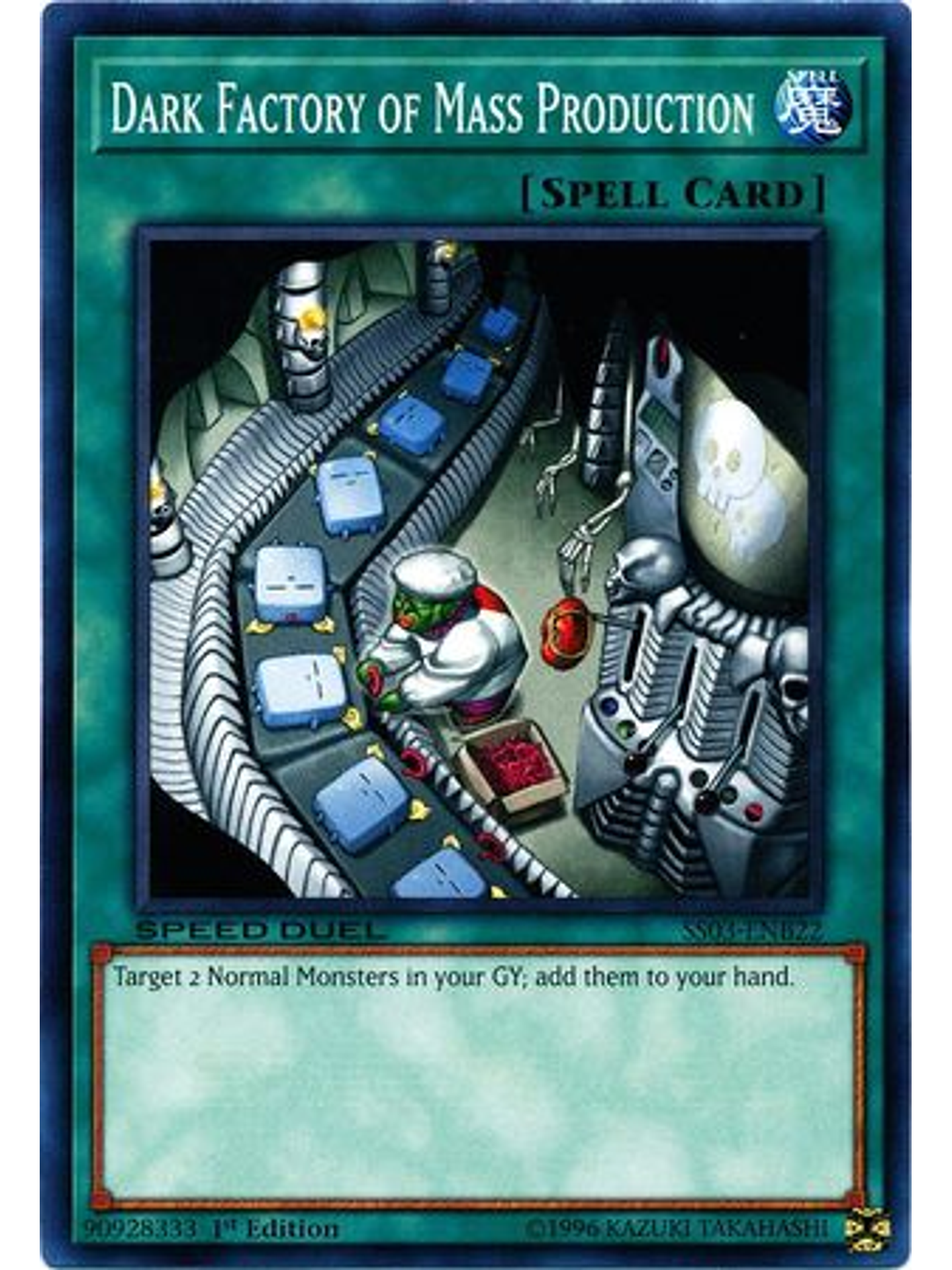 Dark Factory of Mass Production - SS03-ENB22 - Common 1st Edition 1