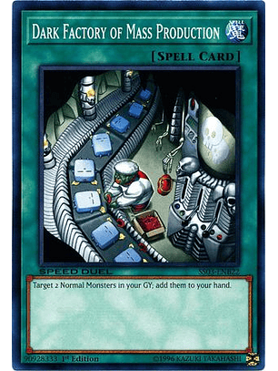 Dark Factory of Mass Production - SS03-ENB22 - Common 1st Edition