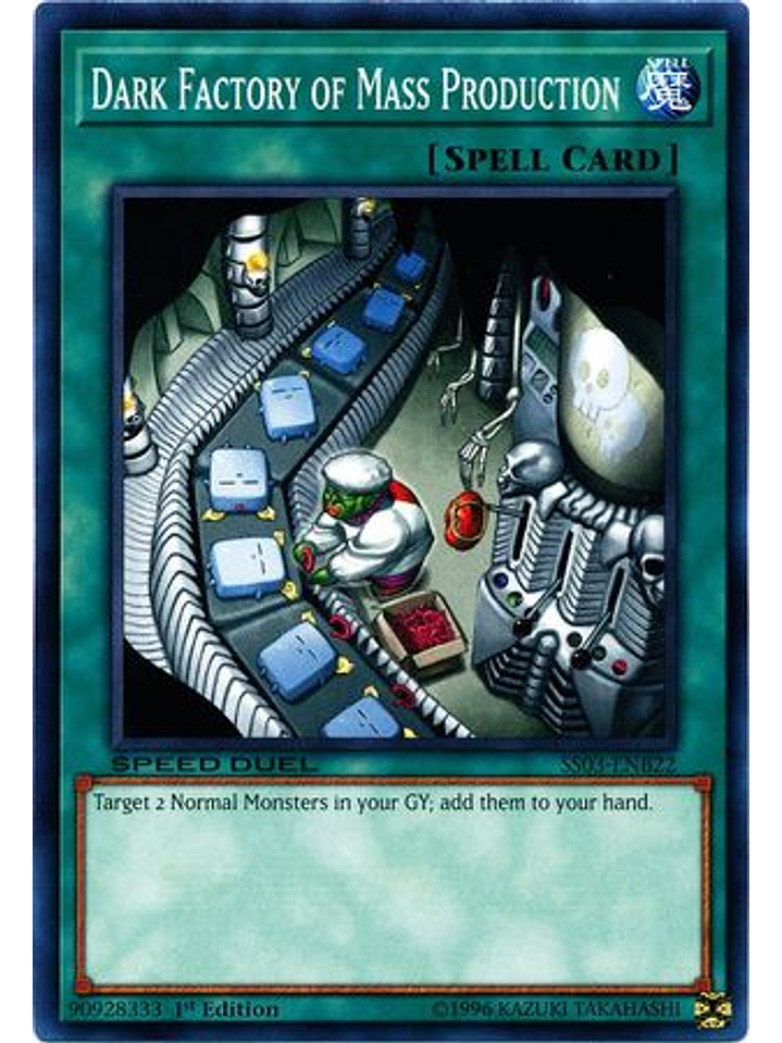 Dark Factory of Mass Production - SS03-ENB22 - Common 1st Edition 1