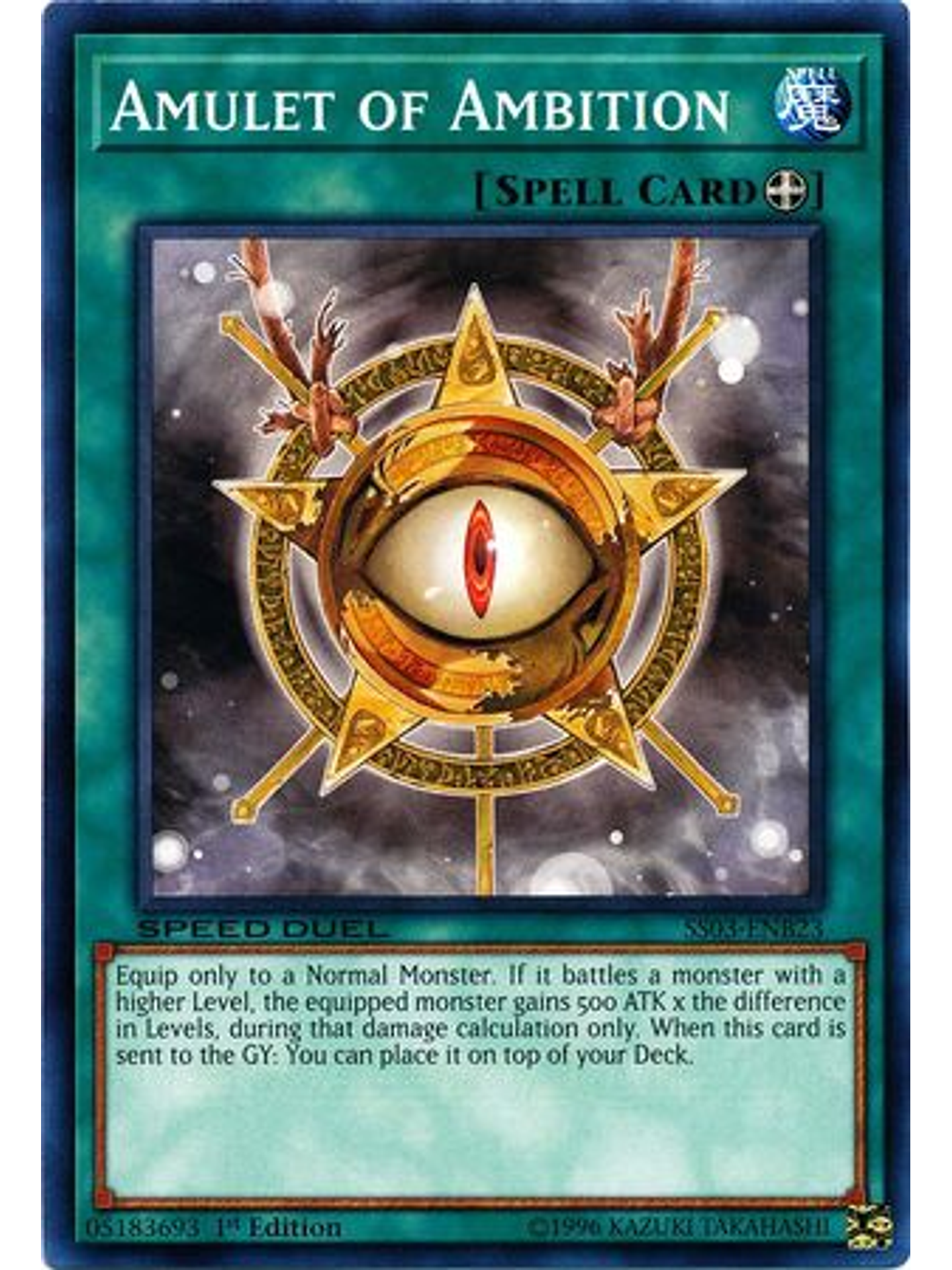 Amulet of Ambition - SS03-ENB23 - Common 1st Edition 1