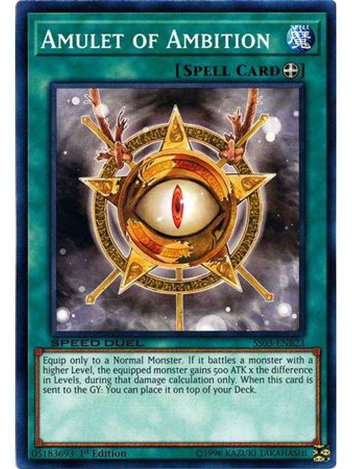 Amulet of Ambition - SS03-ENB23 - Common 1st Edition 1
