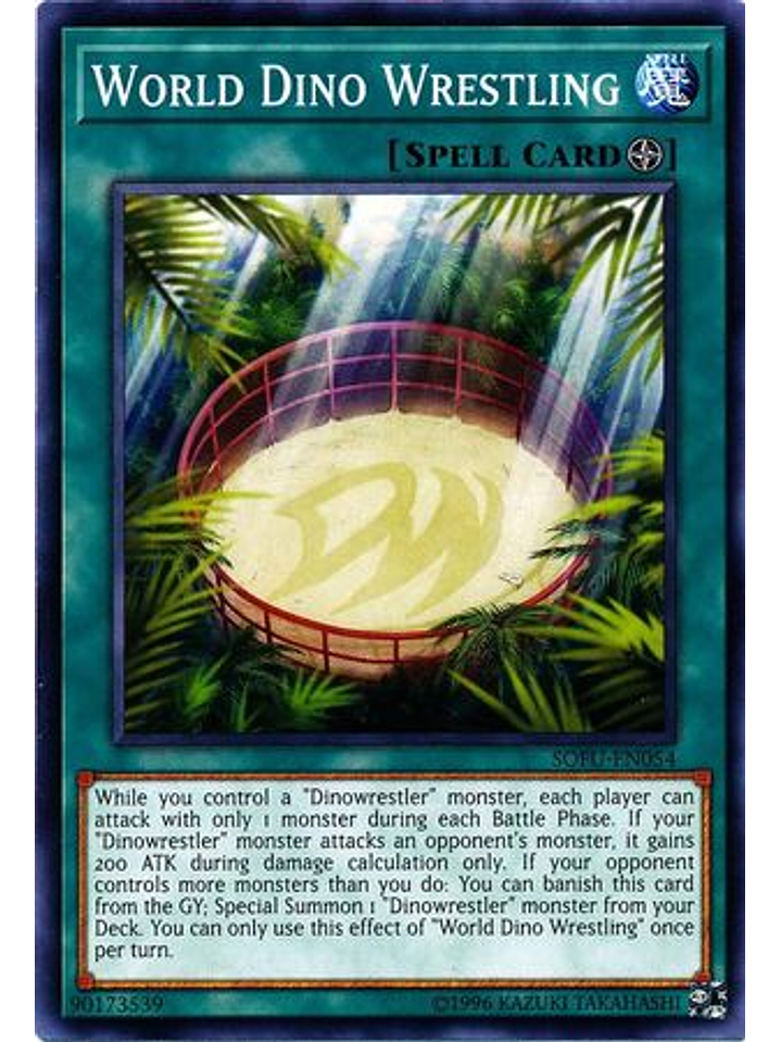 World Dino Wrestling - SOFU-EN054 - Common Unlimited 1