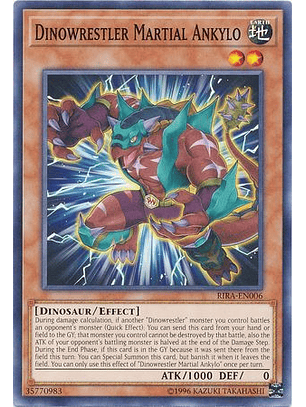 Dinowrestler Martial Ankylo - RIRA-EN006 - Common Unlimited