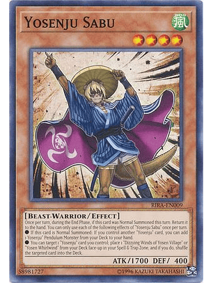 Yosenju Sabu - RIRA-EN009 - Common Unlimited