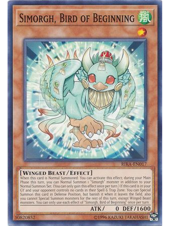Simorgh, Bird of Beginning - RIRA-EN017 - Common Unlimited 1