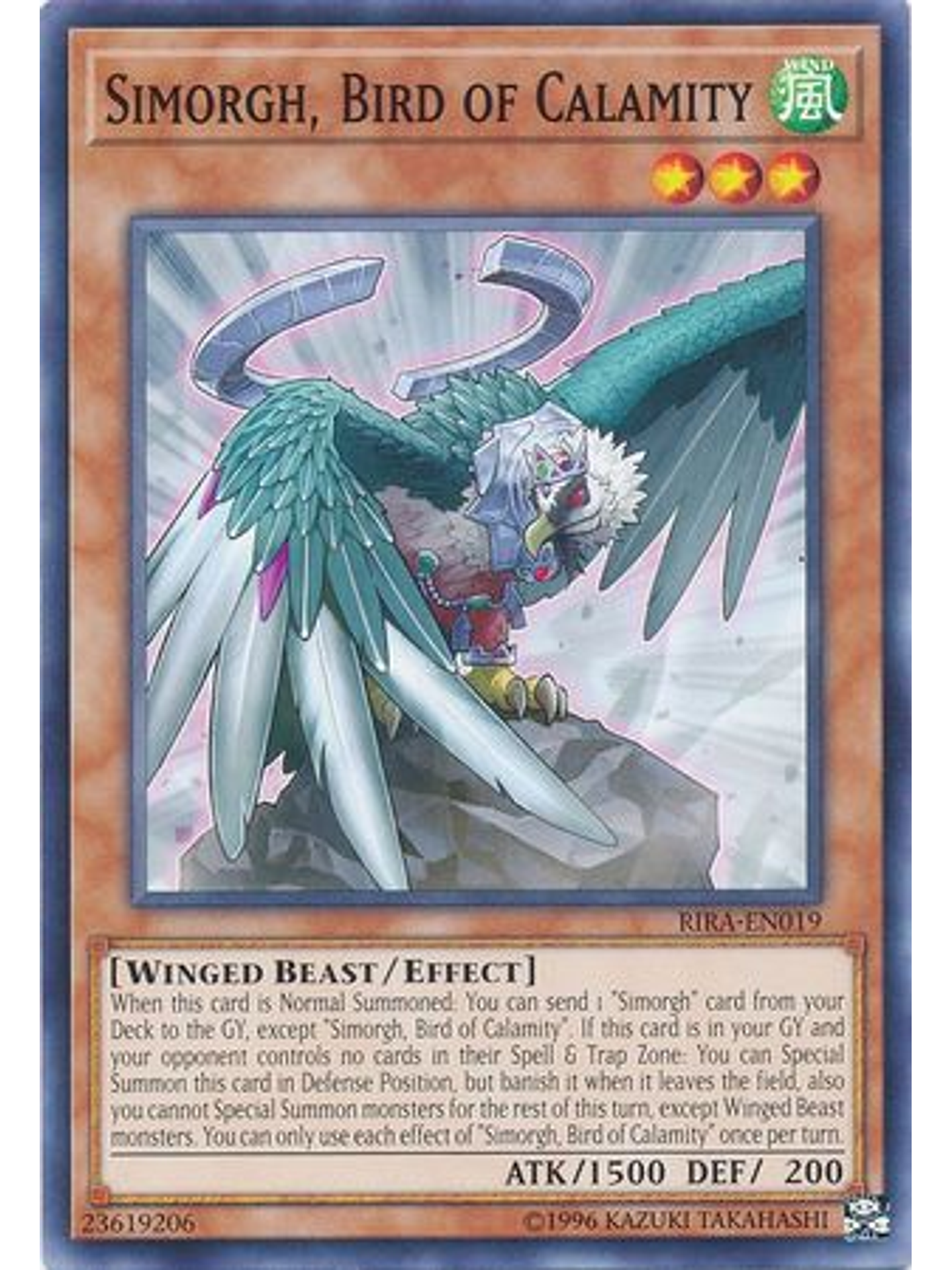 Simorgh, Bird of Calamity - RIRA-EN019 - Common Unlimited 1