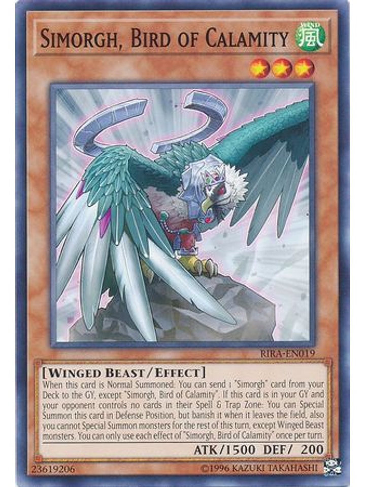 Simorgh, Bird of Calamity - RIRA-EN019 - Common Unlimited 1