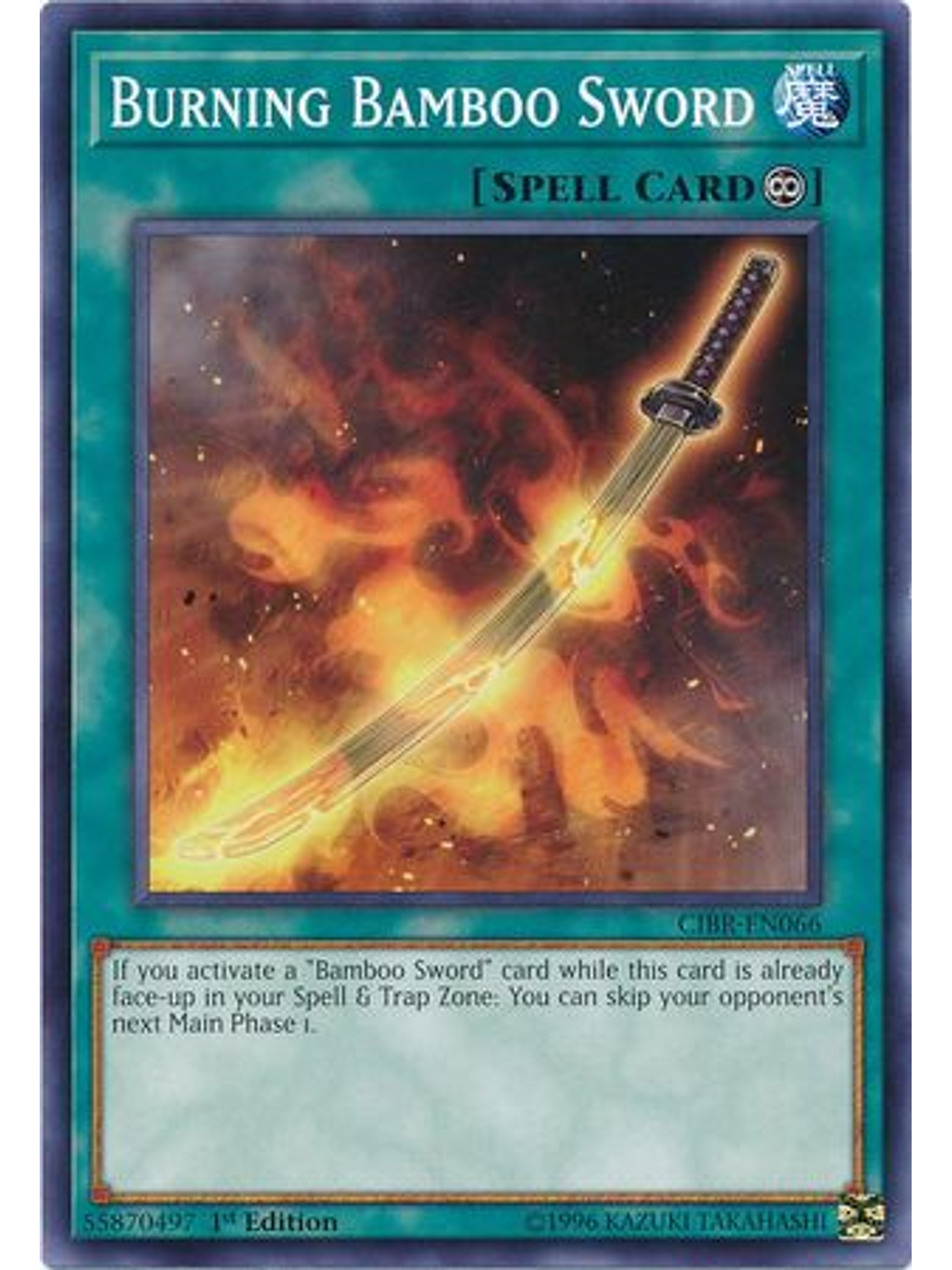 Burning Bamboo Sword - CIBR-EN066 - Common 1st Edition 1