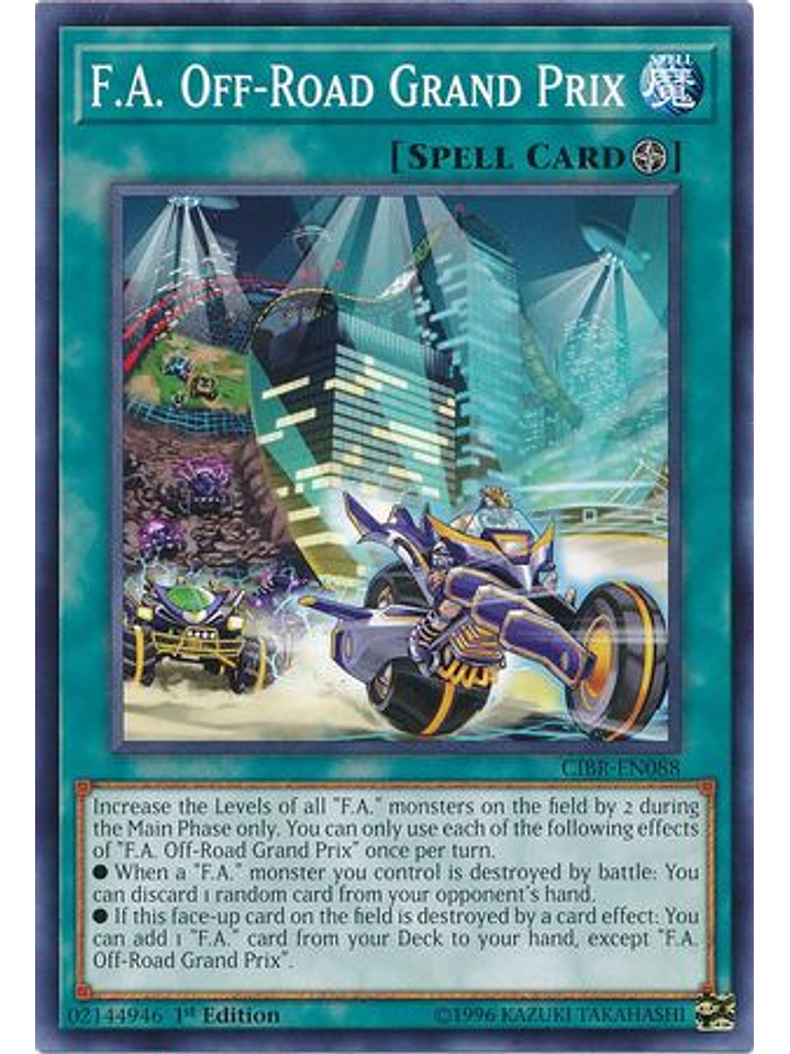 F.A. Off-Road Grand Prix - CIBR-EN088 - Common 1st Edition 1