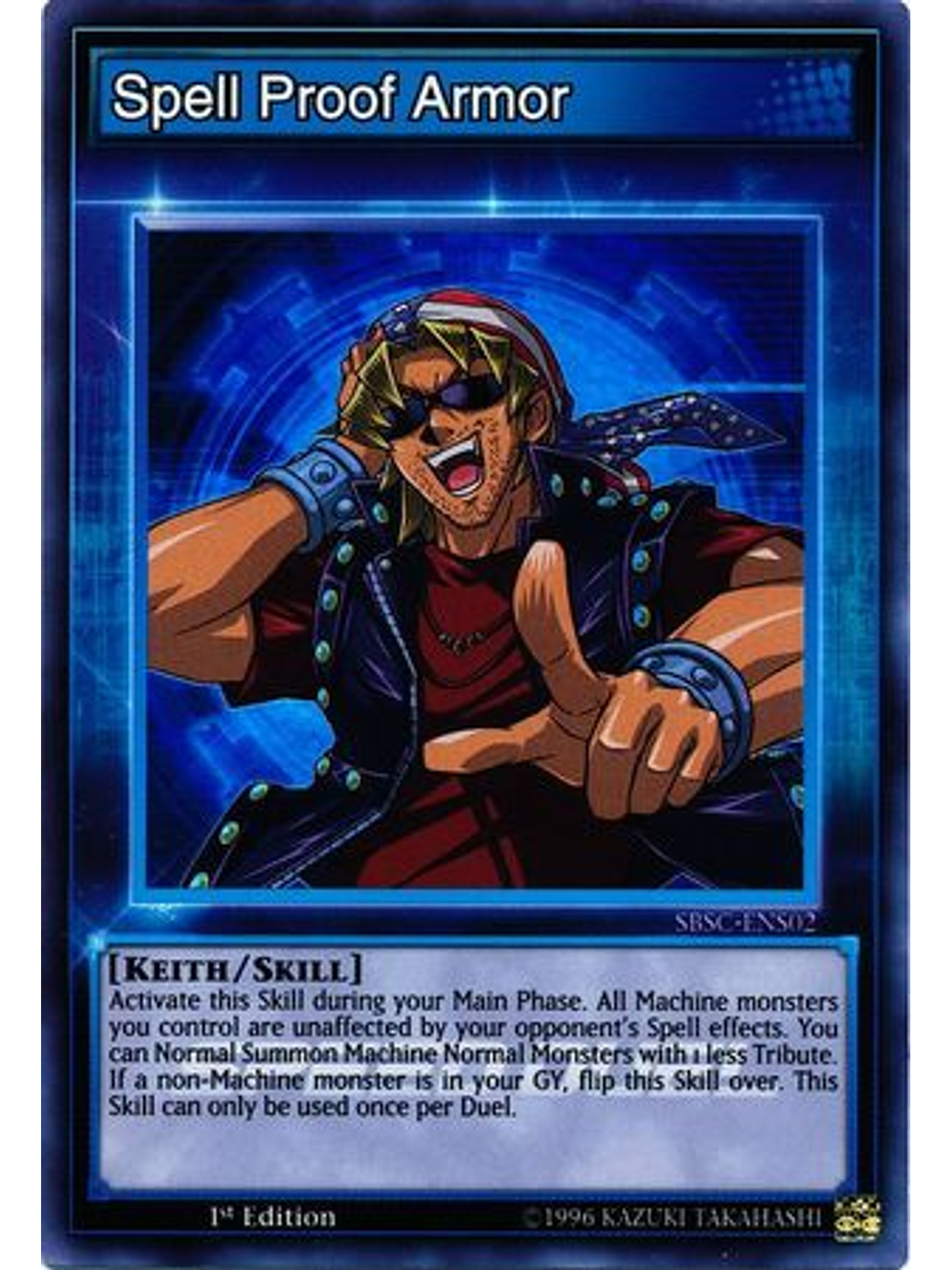 Spell Proof Armor - SBSC-ENS02 - Super Rare 1st Edition 1