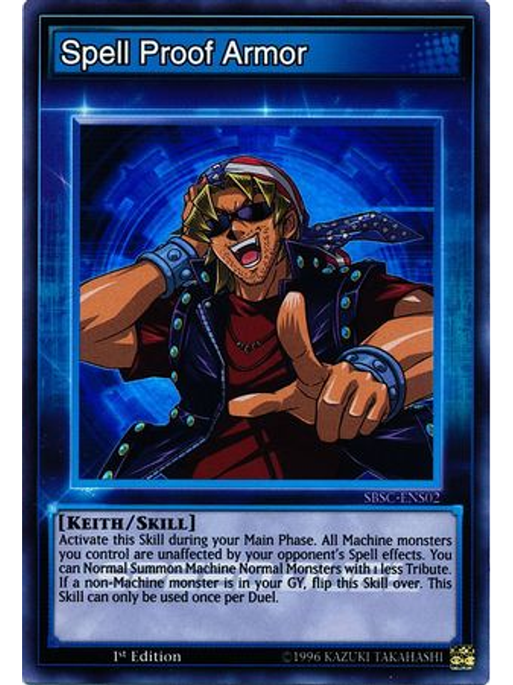 Spell Proof Armor - SBSC-ENS02 - Super Rare 1st Edition 1