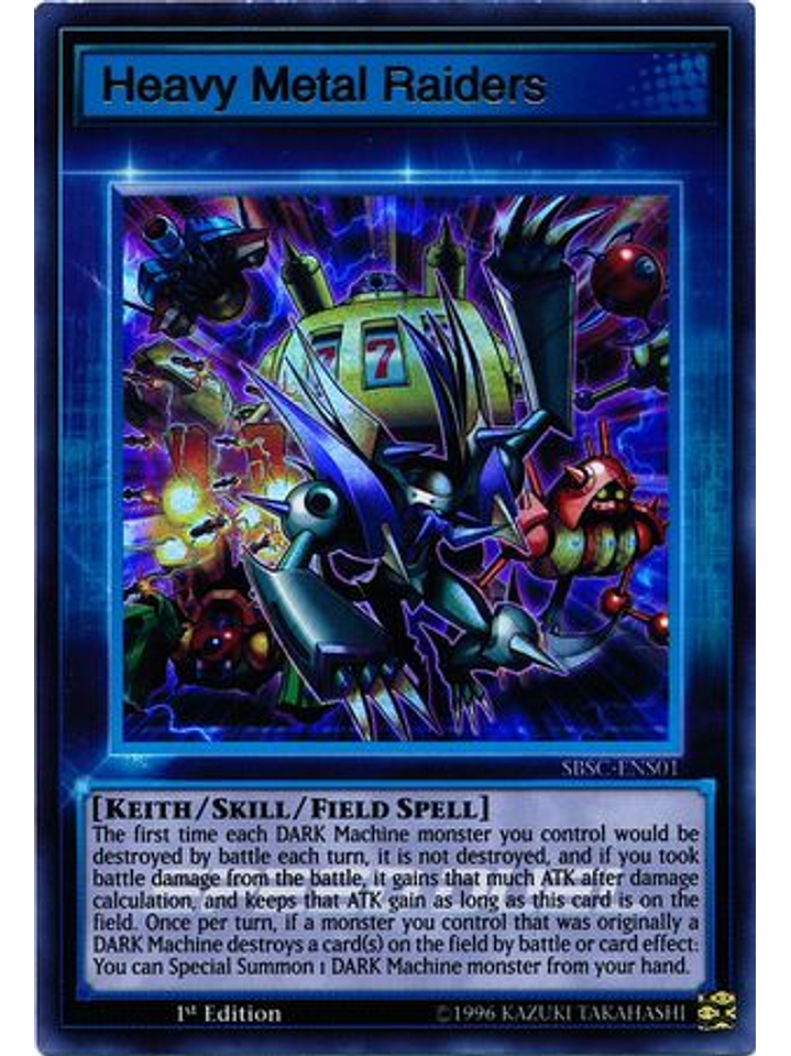 Heavy Metal Raiders - SBSC-ENS01 - Ultra Rare 1st Edition 1