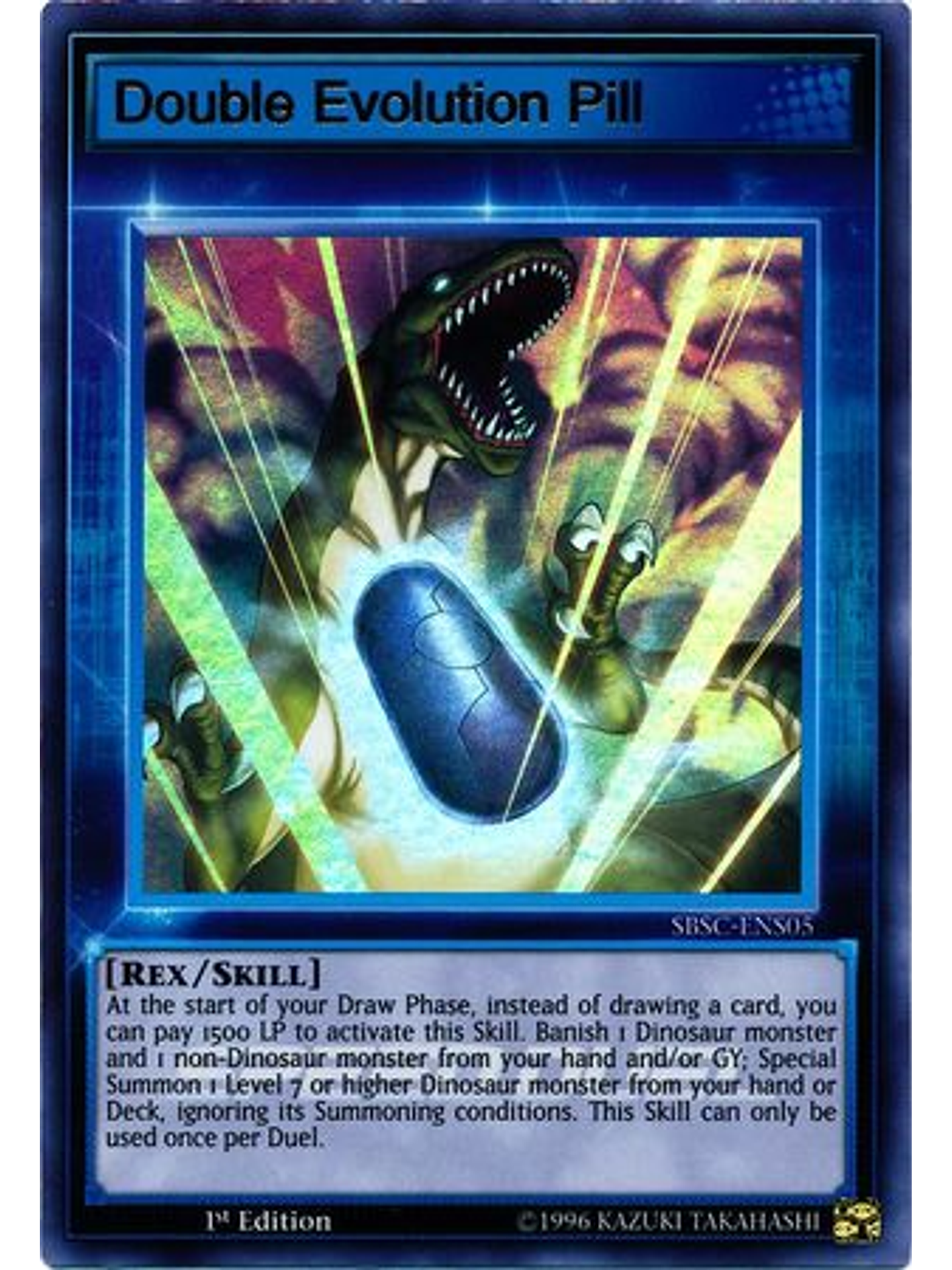 Double Evolution Pill - SBSC-ENS05 - Ultra Rare 1st Edition 1