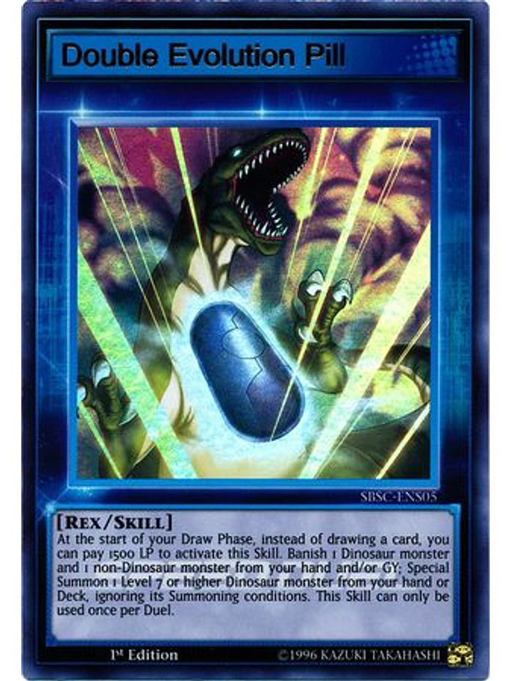 Double Evolution Pill - SBSC-ENS05 - Ultra Rare 1st Edition 1