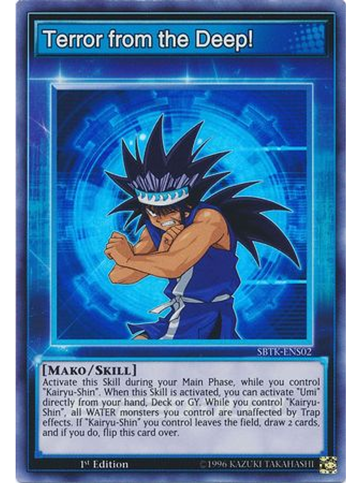 Terror from the Deep! - SBTK-ENS02 - Super Rare 1st Edition 1