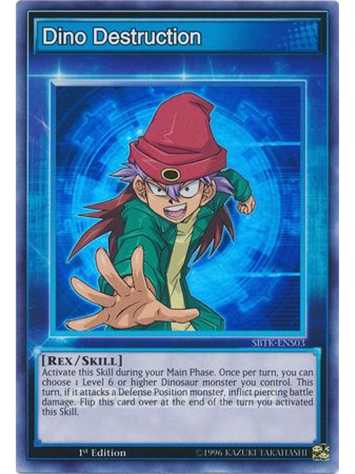 Dino Destruction - SBTK-ENS03 - Super Rare 1st Edition 1