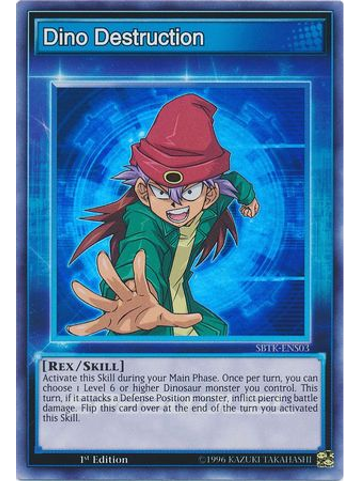 Dino Destruction - SBTK-ENS03 - Super Rare 1st Edition 1