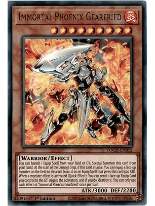 Immortal Phoenix Gearfried - TOCH-EN012 - Ultra Rare 1st Edition