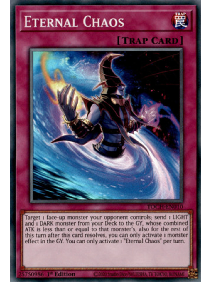 Eternal Chaos - TOCH-EN010 - Super Rare 1st Edition 1