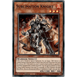 Sublimation Knight - TOCH-EN013 - Super Rare 1st Edition