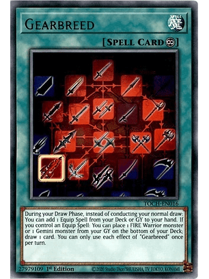 Gearbreed - TOCH-EN016 - Rare 1st Edition