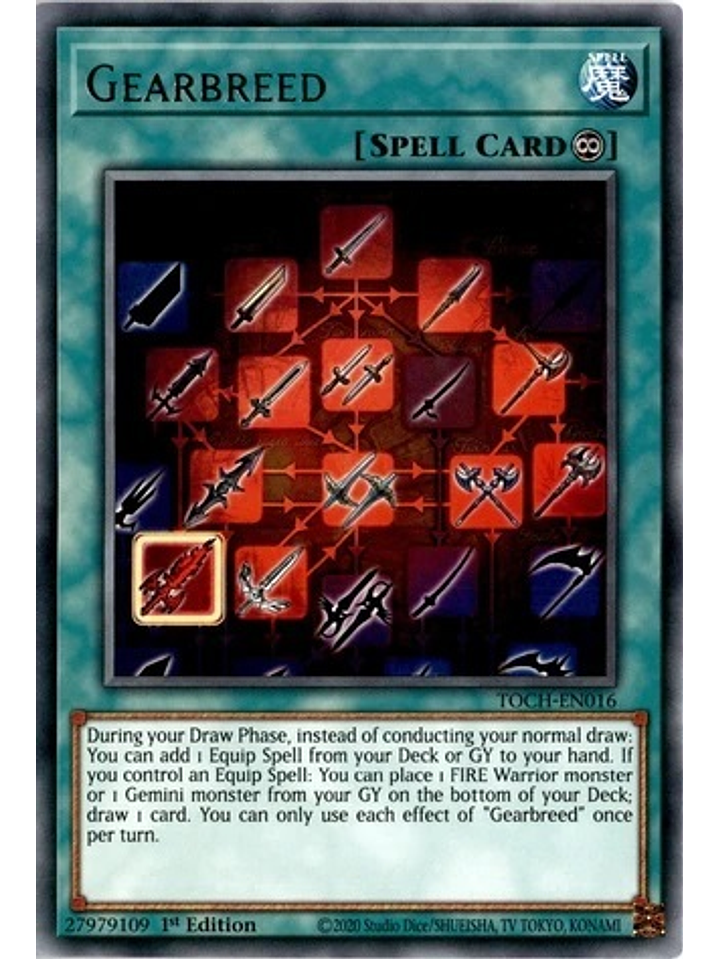 Gearbreed - TOCH-EN016 - Rare 1st Edition 1