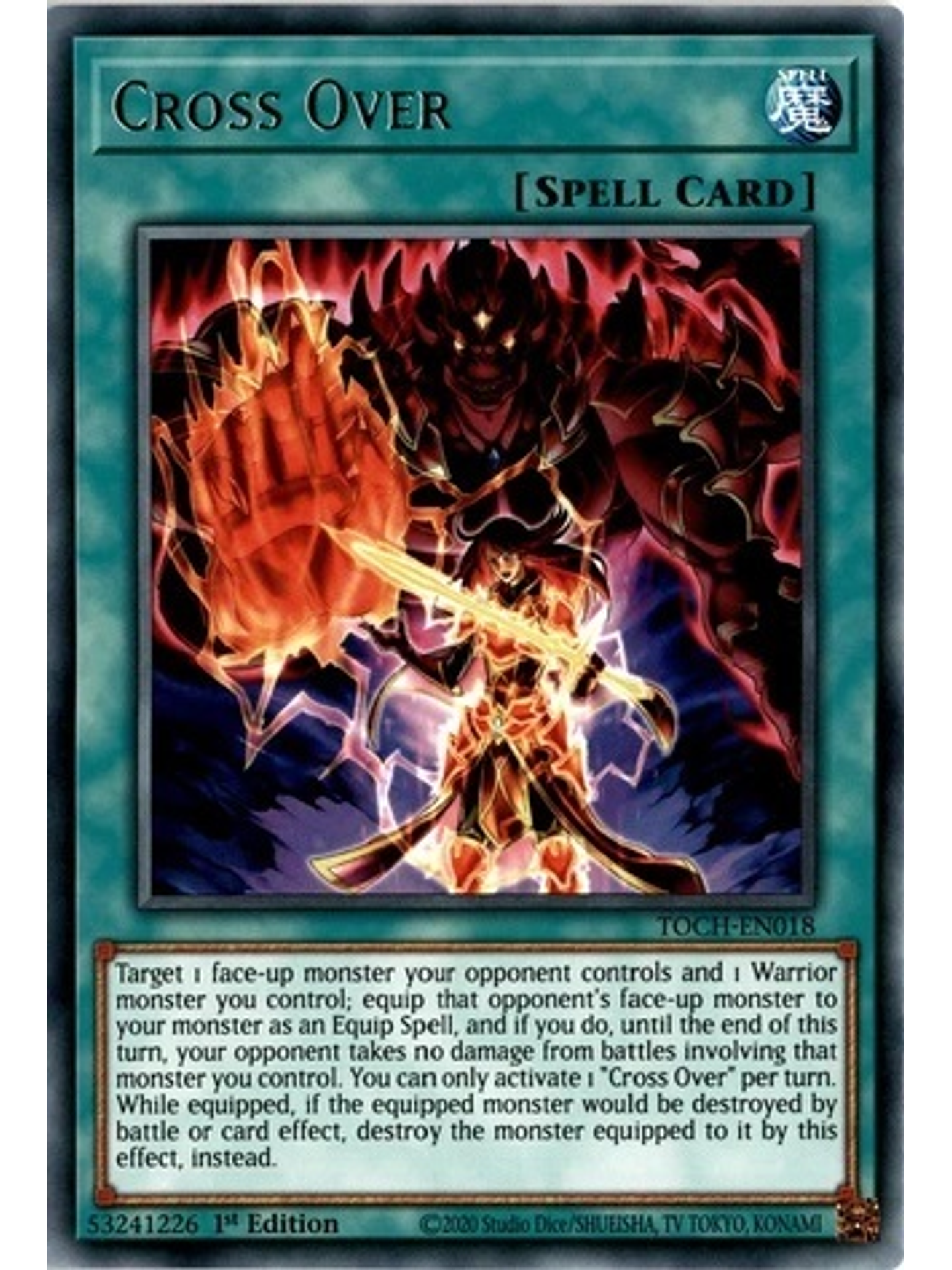 Cross Over - TOCH-EN018 - Rare 1st Edition 1