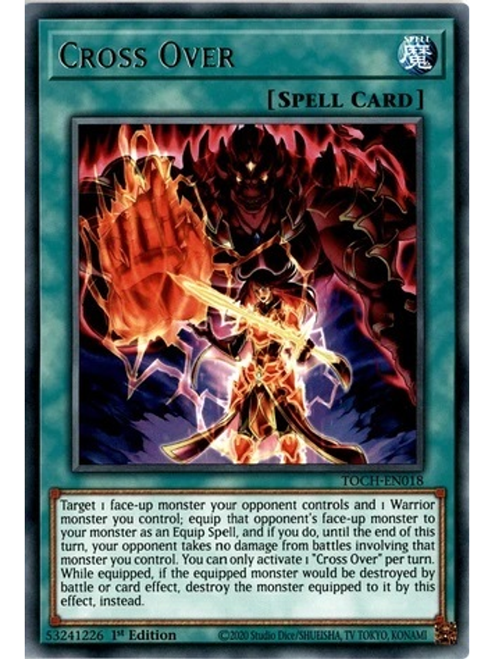Cross Over - TOCH-EN018 - Rare 1st Edition 1