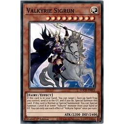 Valkyrie Sigrun - TOCH-EN023 - Super Rare 1st Edition