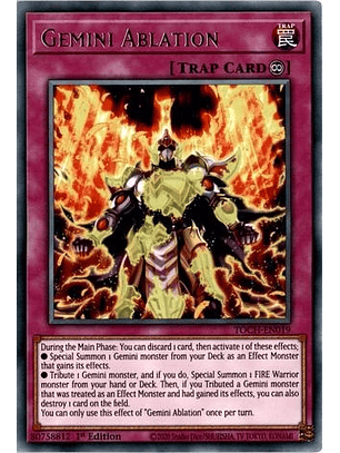 Gemini Ablation - TOCH-EN019 - Rare 1st Edition