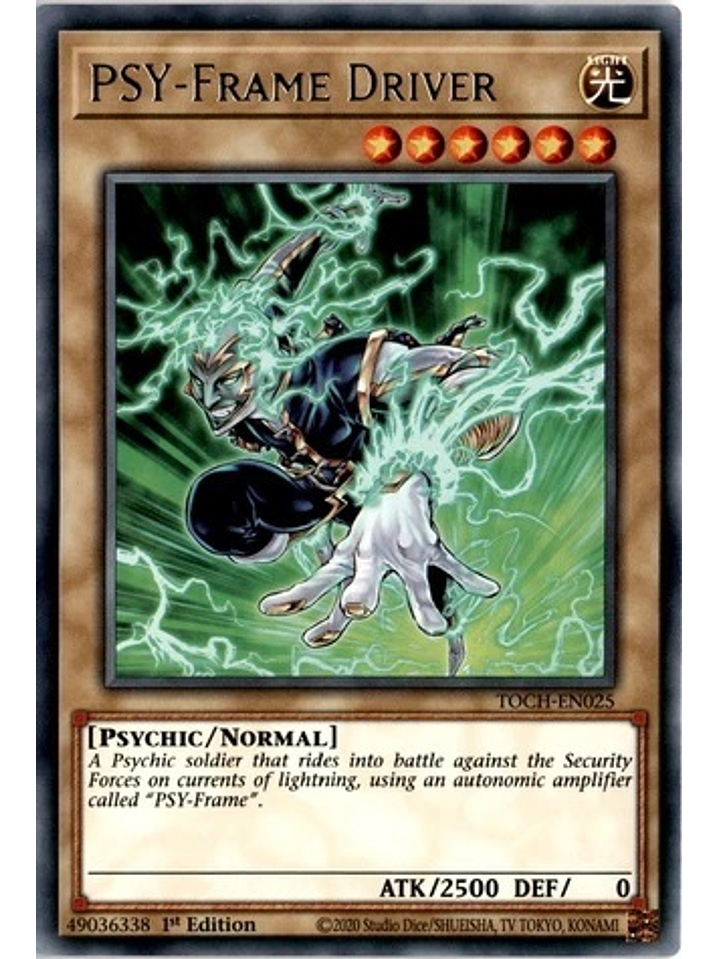 PSY-Frame Driver - TOCH-EN025 - Rare 1st Edition 1