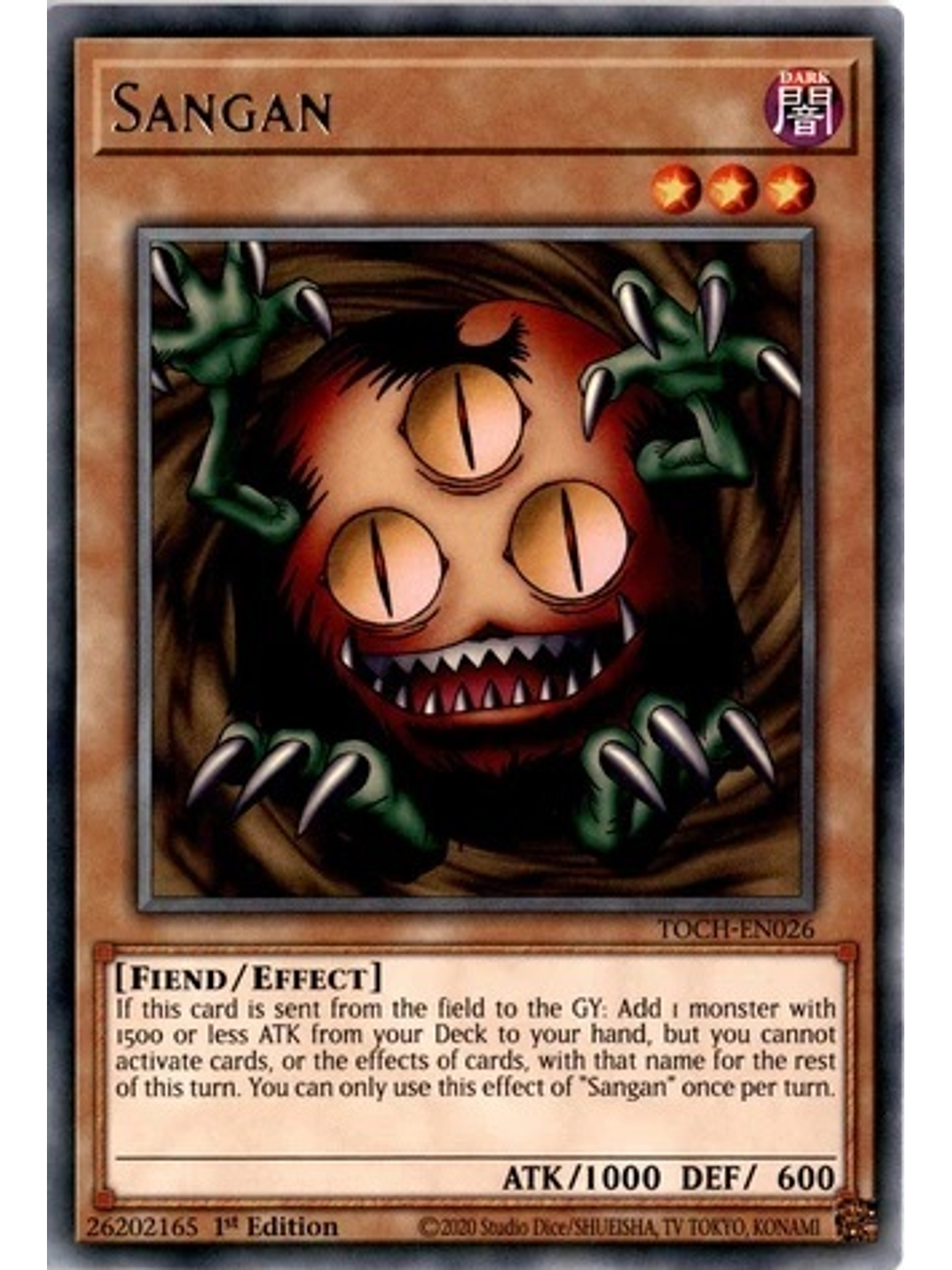 Sangan - TOCH-EN026 - Rare 1st Edition 1