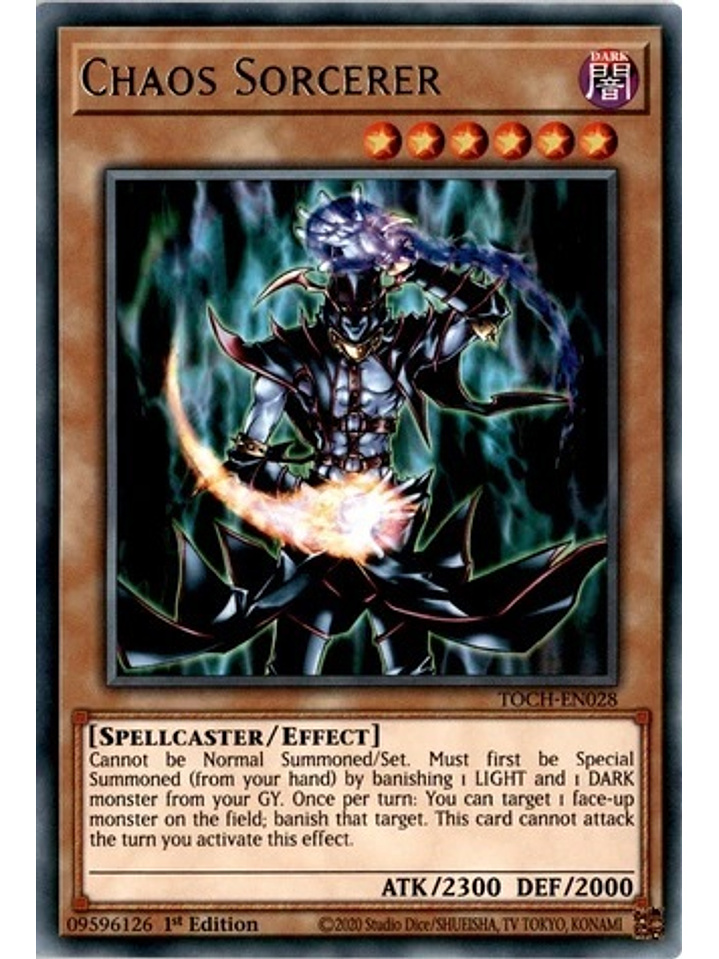 Chaos Sorcerer - TOCH-EN028 - Rare 1st Edition 1