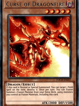 Curse of Dragonfire - TOCH-EN037 - Rare 1st Edition