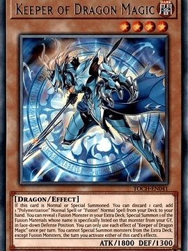 Keeper of Dragon Magic - TOCH-EN041 - Rare 1st Edition