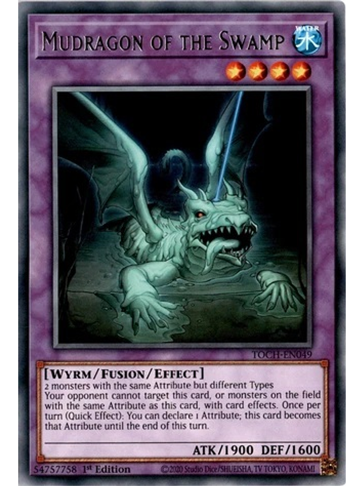 Mudragon of the Swamp - TOCH-EN049 - Rare 1st Edition 1