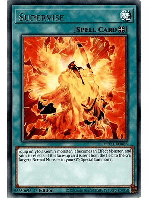 Supervise - TOCH-EN055 - Rare 1st Edition